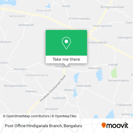 Post Office-Hindiganala Branch map