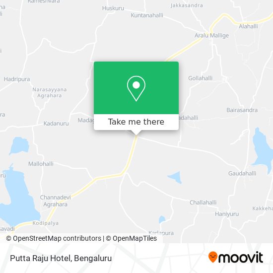 Putta Raju Hotel map