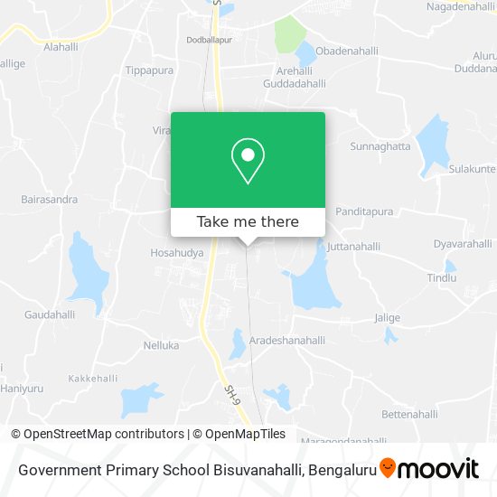 Government Primary School Bisuvanahalli map