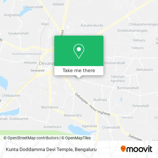 Kunta Doddamma Devi Temple map