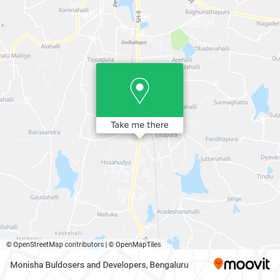 Monisha Buldosers and Developers map