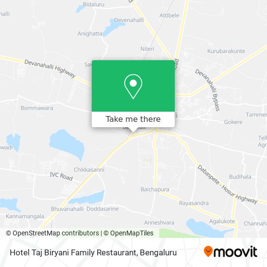 Hotel Taj Biryani Family Restaurant map