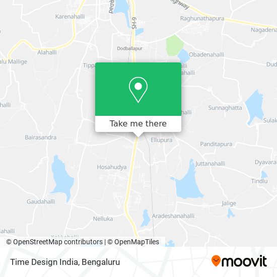 Time Design India map