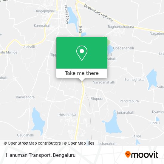 Hanuman Transport map