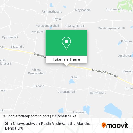 Shri Chowdeshwari Kashi Vishwanatha Mandir map