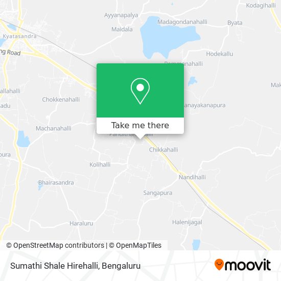 Sumathi Shale Hirehalli map