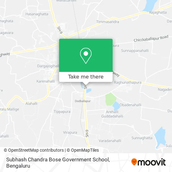 Subhash Chandra Bose Government School map