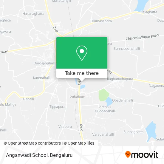 Anganwadi School map