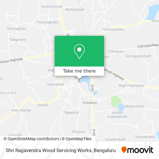 Shri Ragavendra Wood Servicing Works map