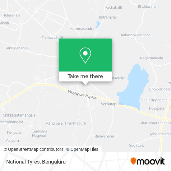 National Tyres map