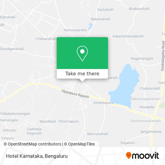 Hotel Karnataka map