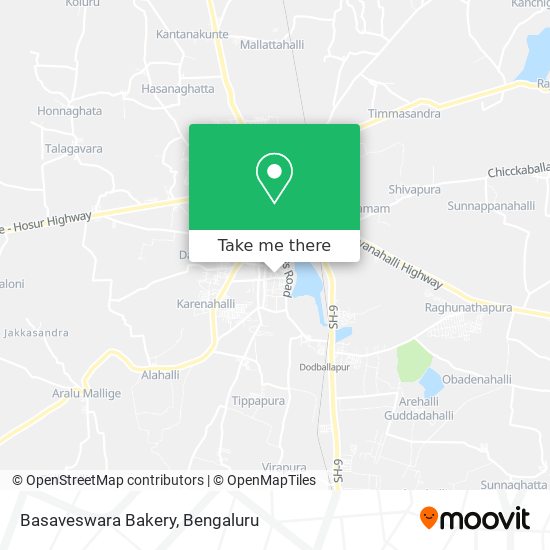 Basaveswara Bakery map