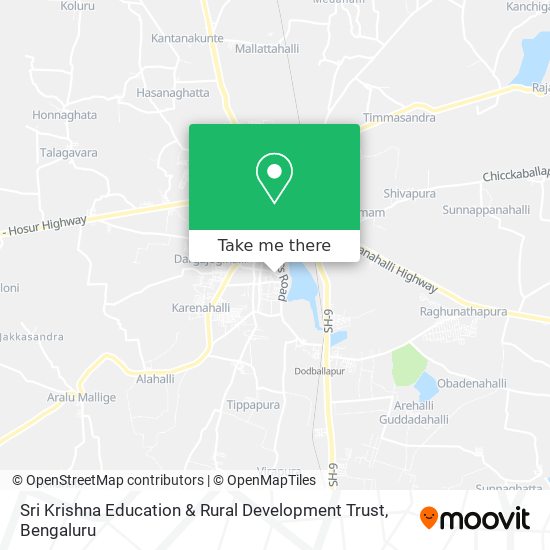 Sri Krishna Education & Rural Development Trust map