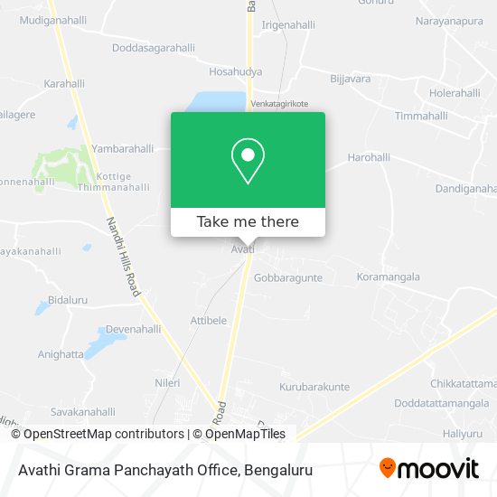 Avathi Grama Panchayath Office map