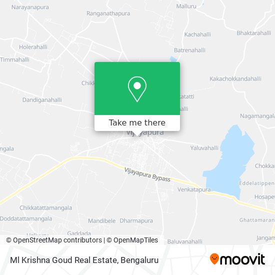 Ml Krishna Goud Real Estate map