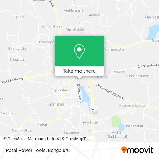 Patel Power Tools map