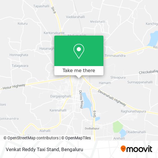 Venkat Reddy Taxi Stand map