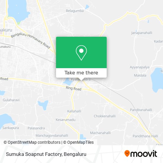 Sumuka Soapnut Factory map