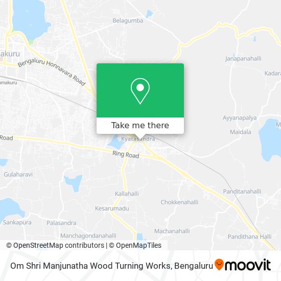 Om Shri Manjunatha Wood Turning Works map