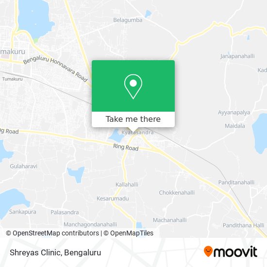 Shreyas Clinic map