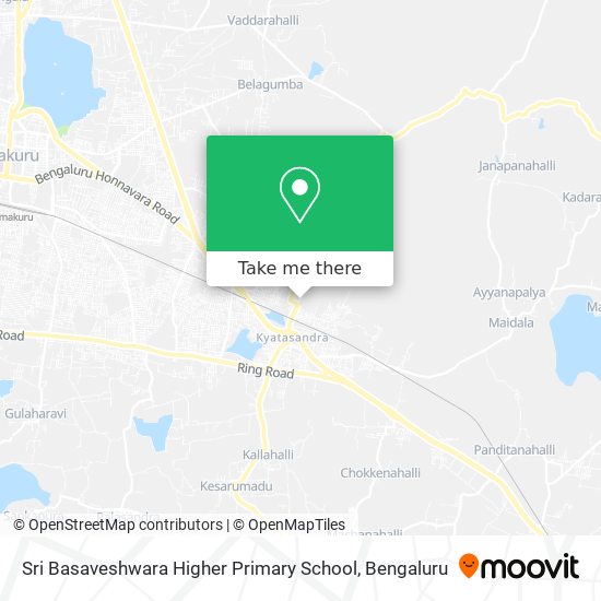 Sri Basaveshwara Higher Primary School map