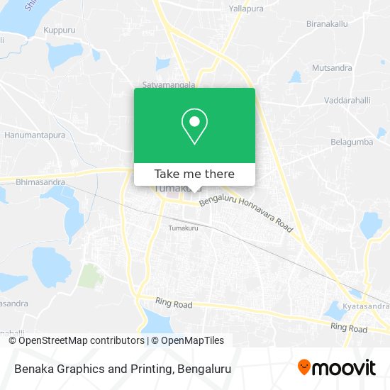 Benaka Graphics and Printing map