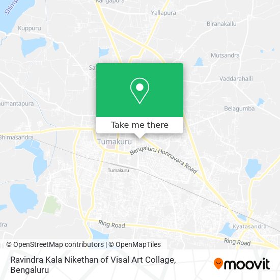 Ravindra Kala Nikethan of Visal Art Collage map