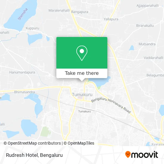 Rudresh Hotel map