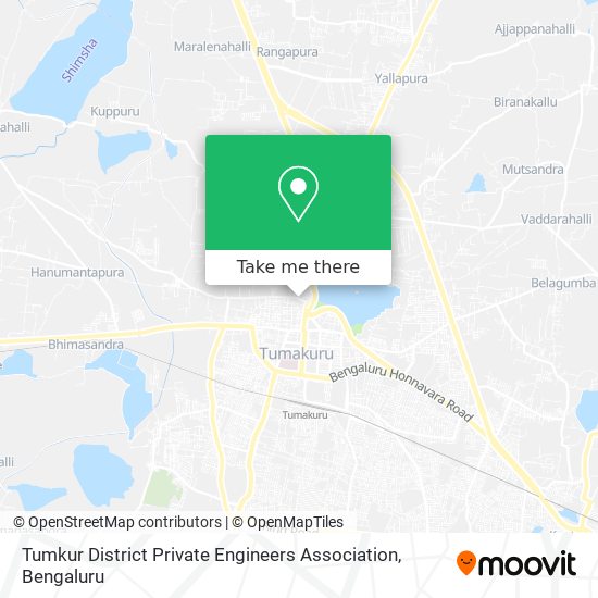 Tumkur District Private Engineers Association map