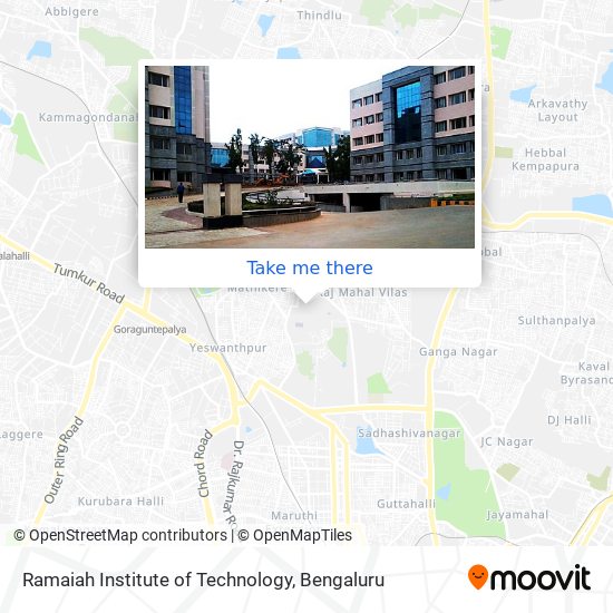 Ramaiah Institute of Technology map