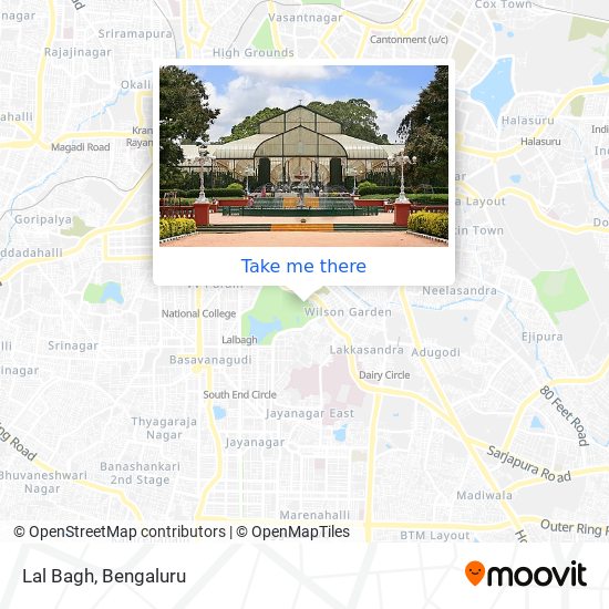 Lal Bagh map