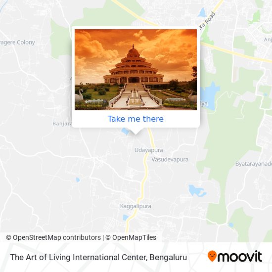 The Art of Living International Center map