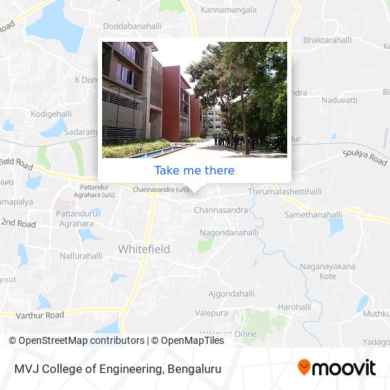 MVJ College of Engineering map