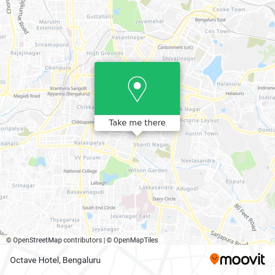 Octave Hotel map