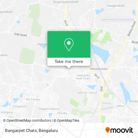 Bangarpet Chats map