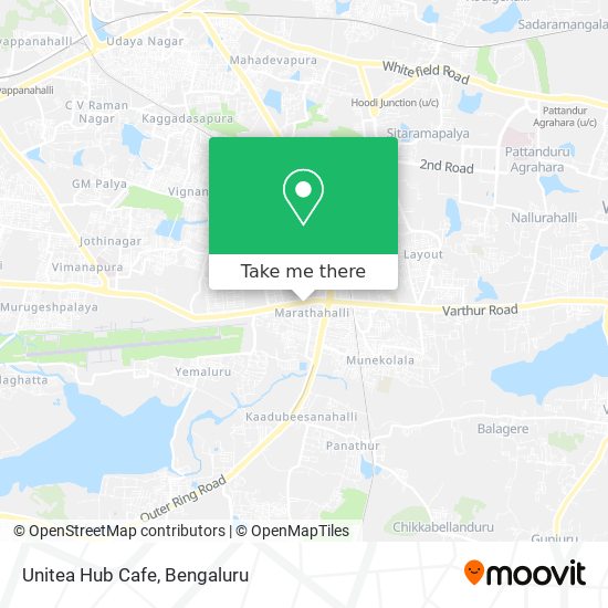 Unitea Hub Cafe map