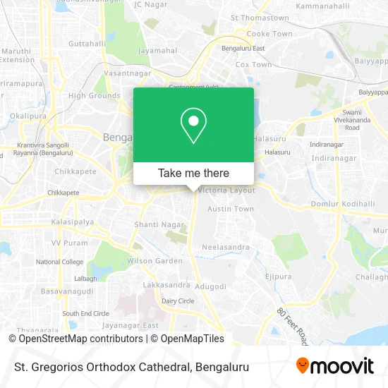 St. Gregorios Orthodox Cathedral map