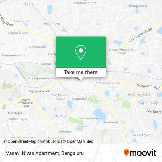 Vasavi Nivas Apartment map