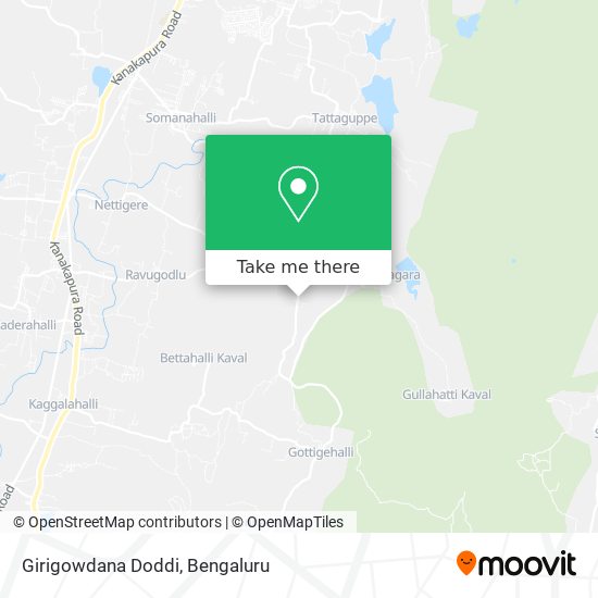 Girigowdana Doddi map