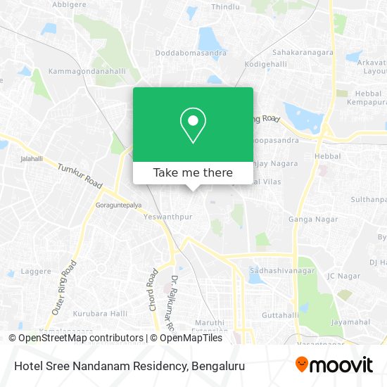 Hotel Sree Nandanam Residency map