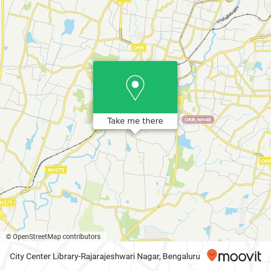 City Center Library-Rajarajeshwari Nagar map