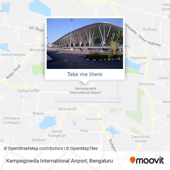 Kempegowda International Airport map