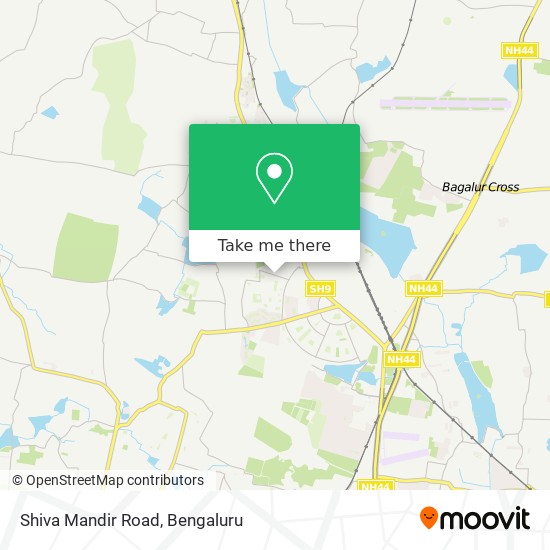 Shiva Mandir Road map