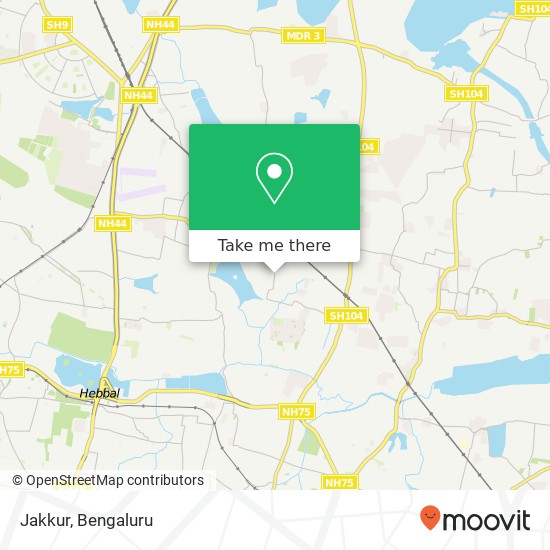 Jakkur map