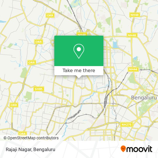 Rajaji Nagar map