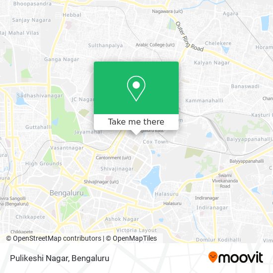 Pulikeshi Nagar map