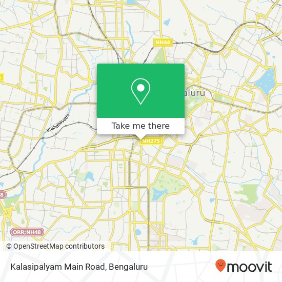 Kalasipalyam Main Road map