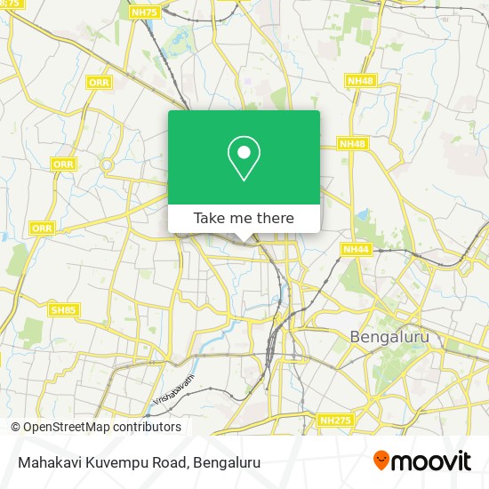 Mahakavi Kuvempu Road map