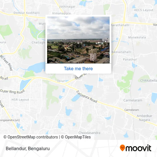 Bellandur map