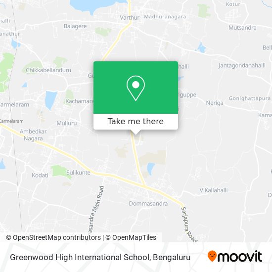 Greenwood High International School map